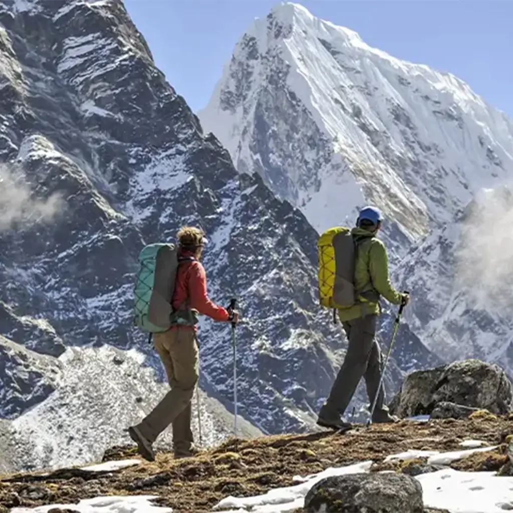 People trekking